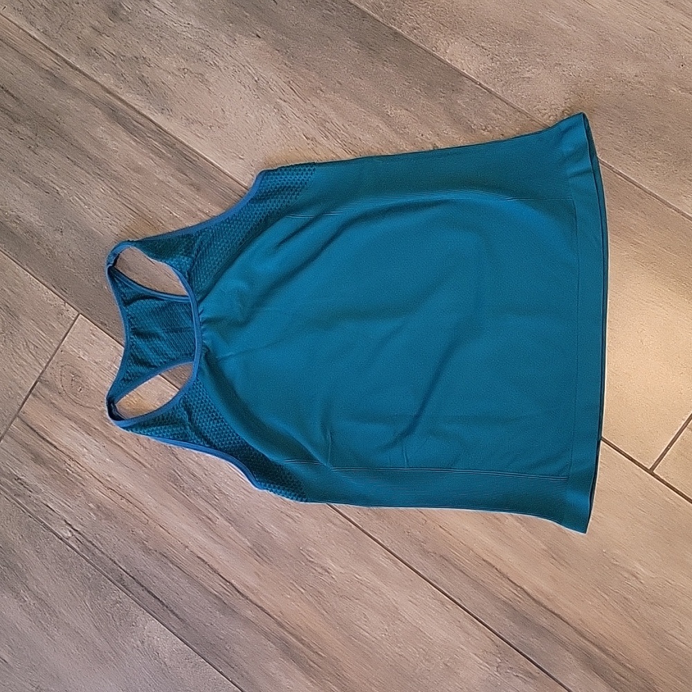 RBX Don't Mesh Me tank in teal, size M